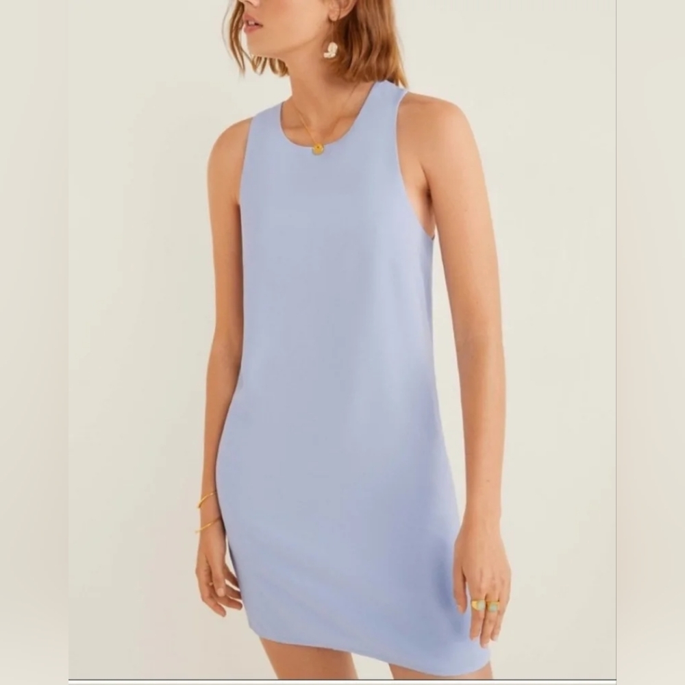 Mango twisted back dress - Picture 2 of 10